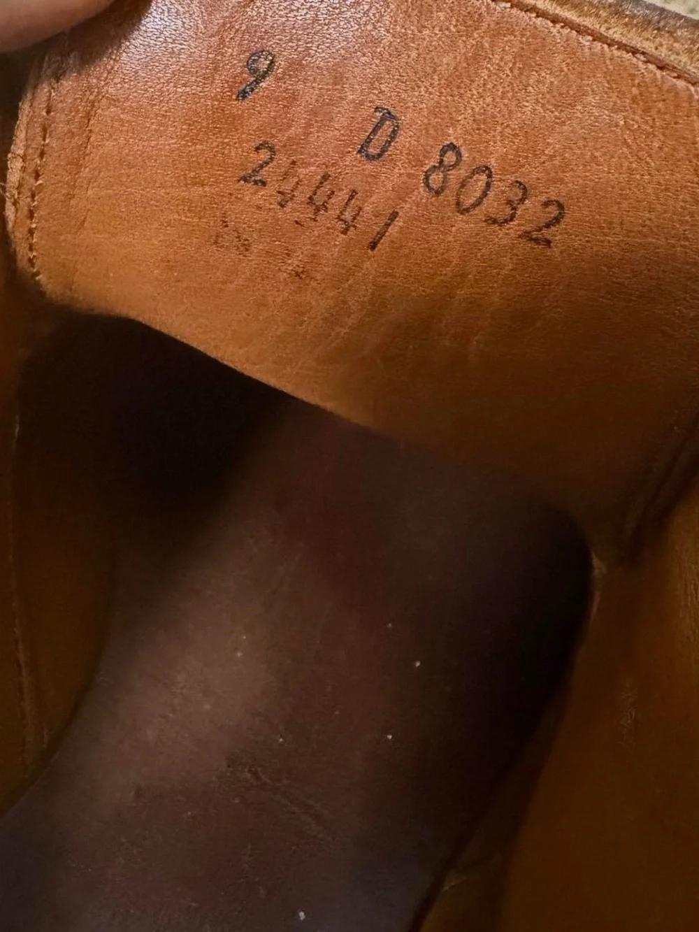 Allen Edmonds Lubbock 9 D Brown Leather Monk Strap Dress Shoes USA 8032 Oxfords
